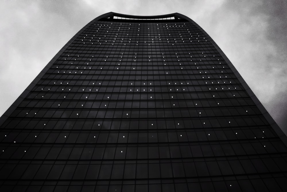 low-angle photography of high-rise building