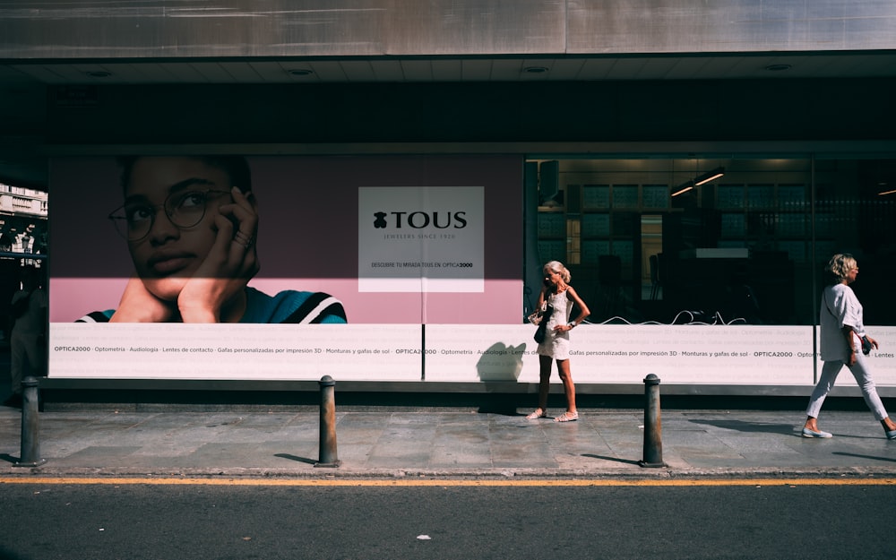 people near building