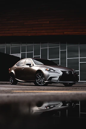 silver Lexus sedan