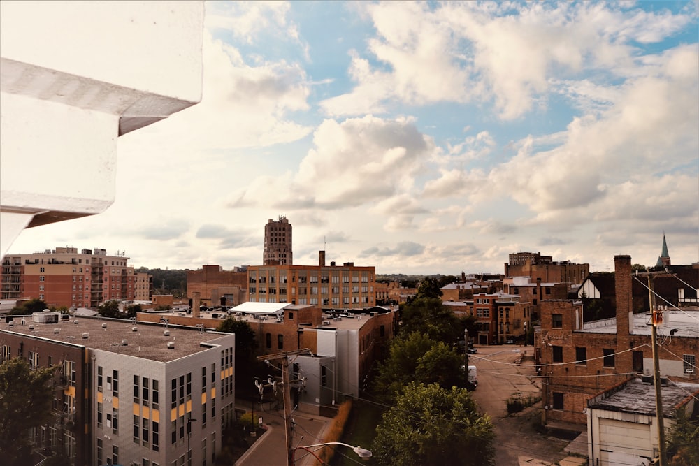 buildings under cloudy sky during daytime