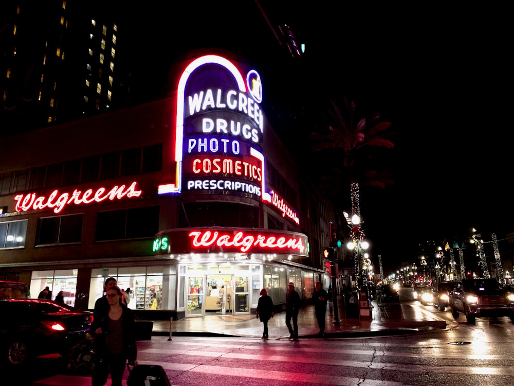 Walgreen store near road