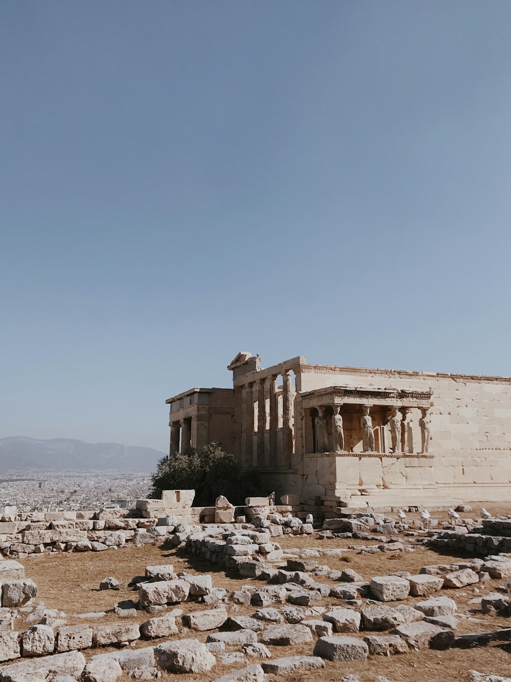 Erecteion Antiguo templo griego en Atenas, Grecia