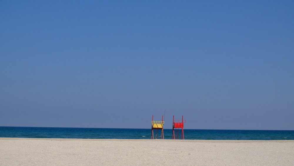 Vibrant Red Sea Beachscape