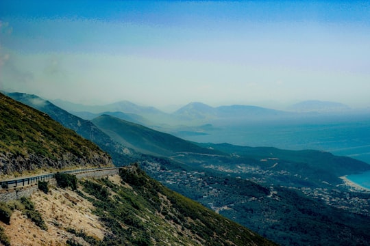 green mountain in Llogara Pass Albania