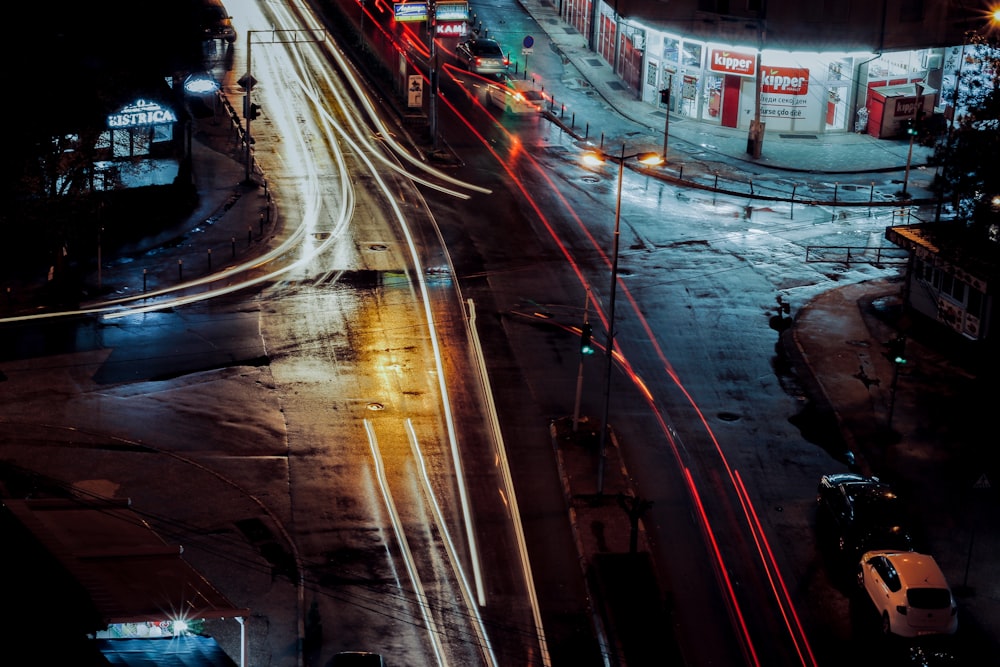 gray concrete road