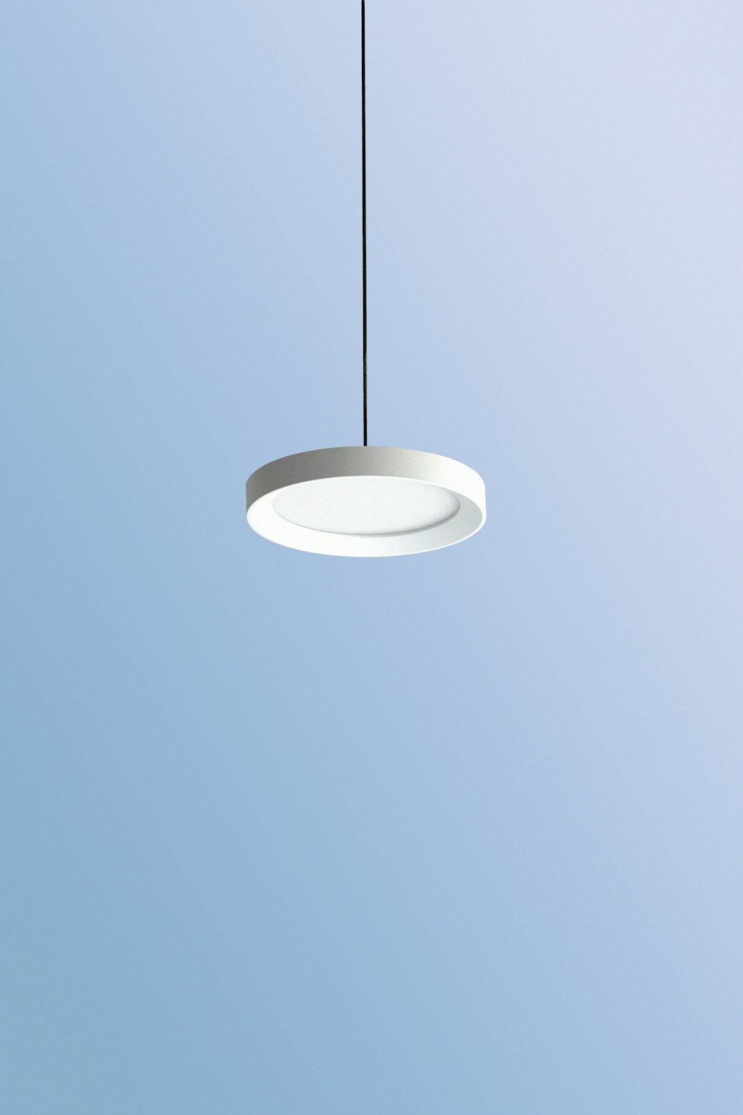  round white and gold pendant lamp lamp