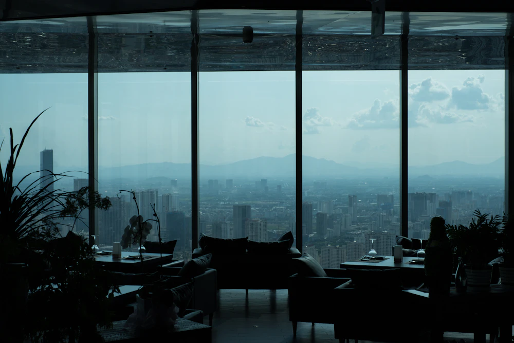 Floor-to-ceiling windows