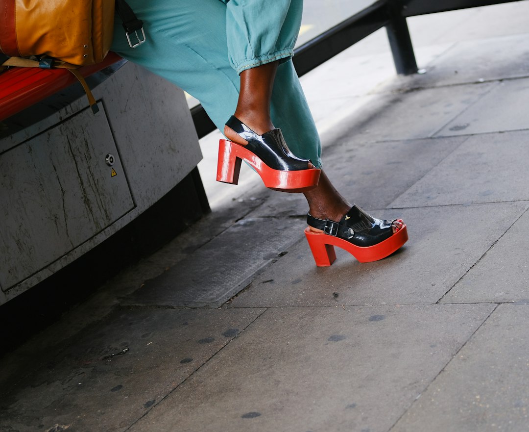 row of women's heels