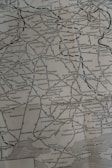 A historical map with place names written in Cyrillic script. The map includes various locations connected by lines that likely represent roads, railways, or other transport routes. The map is detailed and covers a wide geographic area.