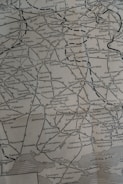 A map showing interstate and international transport routes