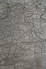 A logistics map showing transport routes.