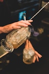 clear glass container