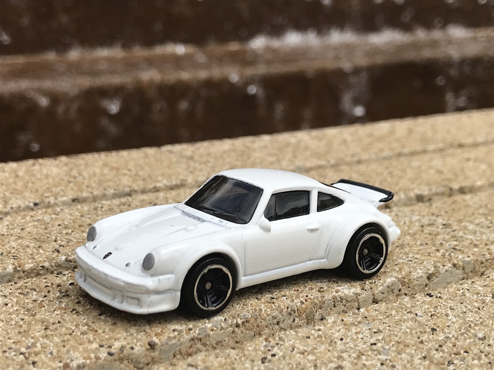 white vehicle toy