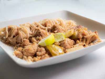 AI recipe generator - pad thai recipe from photo