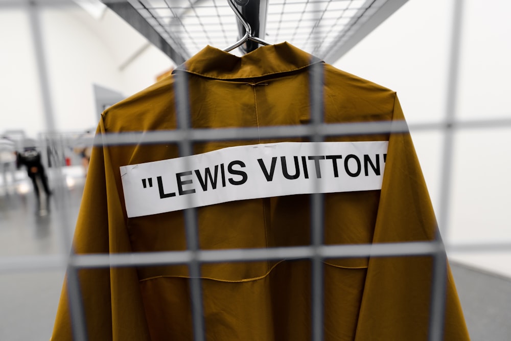 brown Lewis Vuitton coat