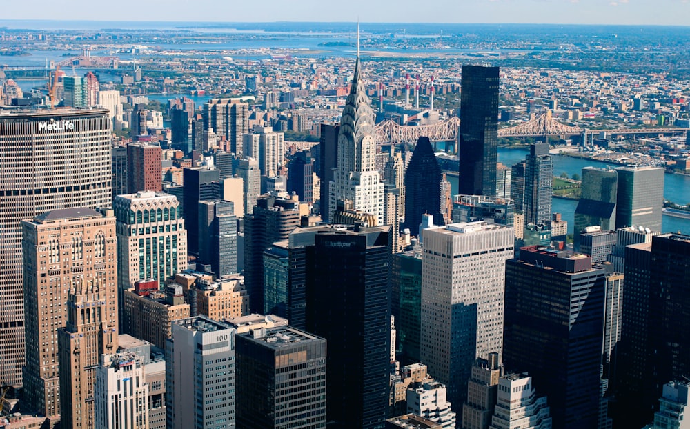 aerial photo of city buildings during daytime