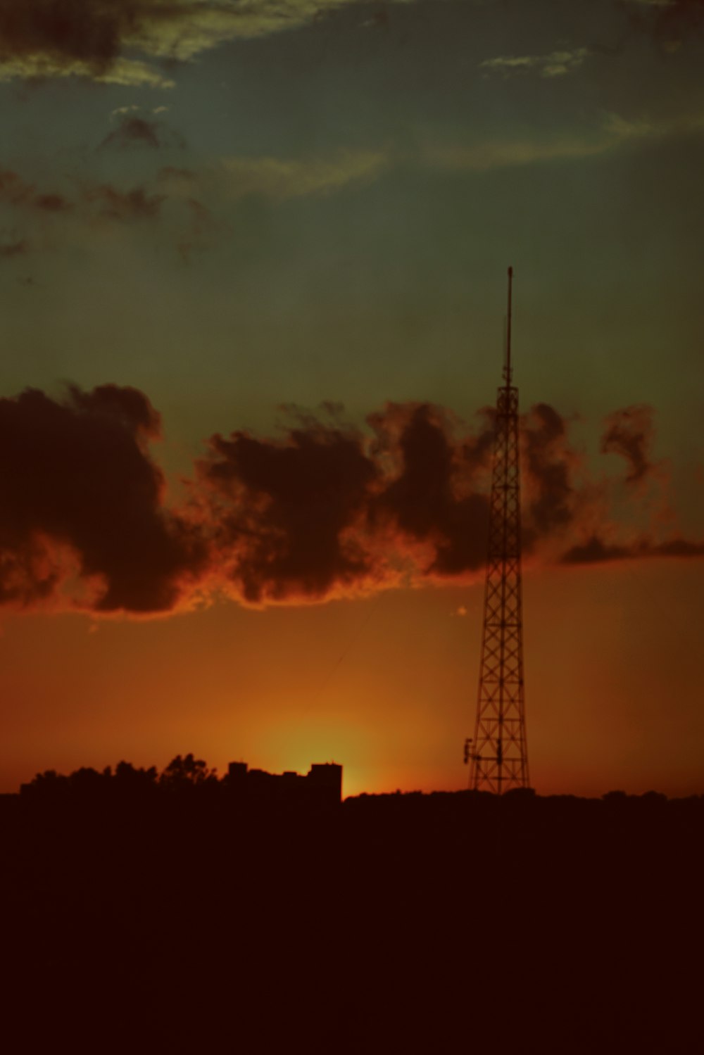 tower during golden hour