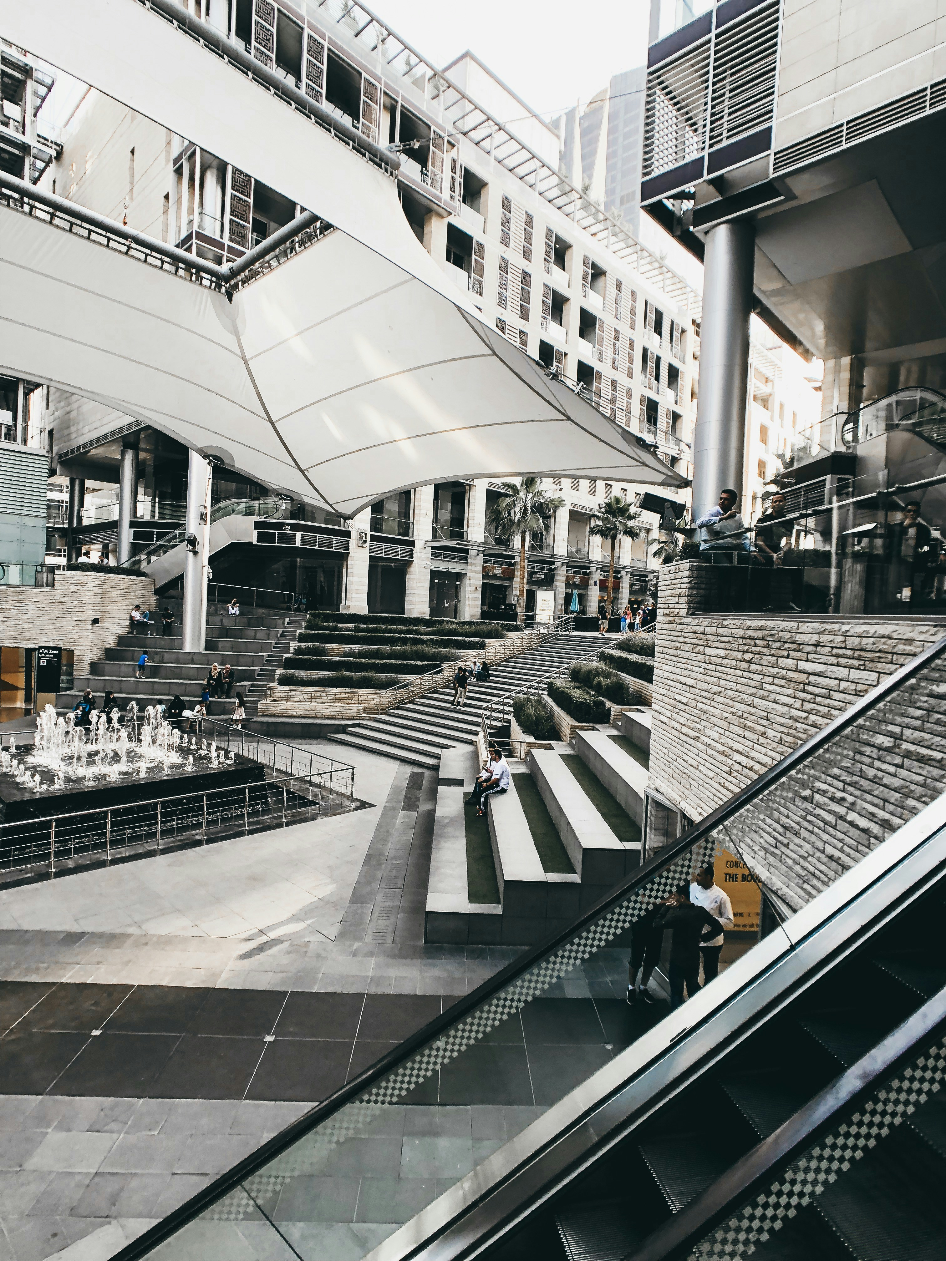 white city buildings