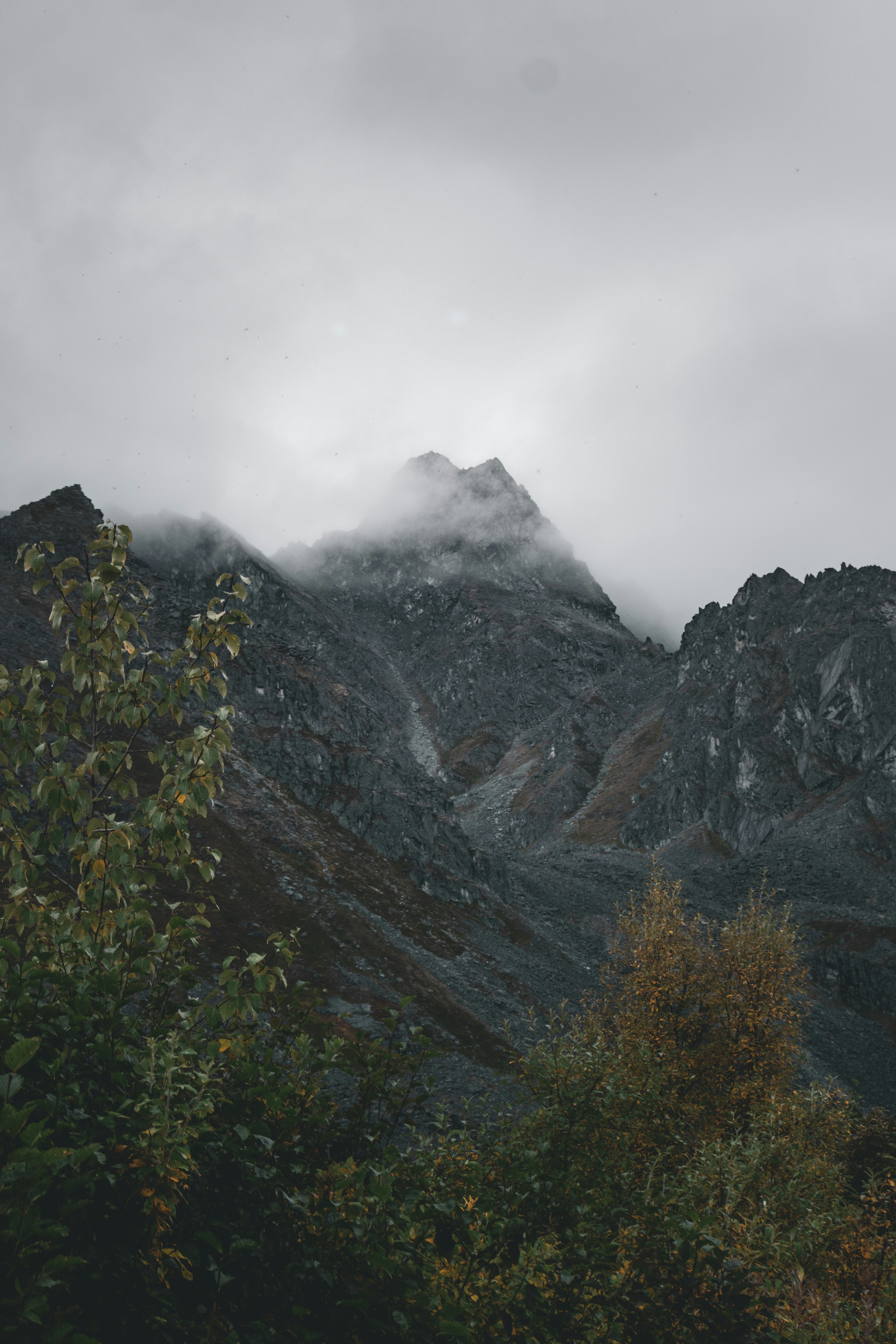 Aerial photo of mountain photo – Free Grey Image on Unsplash