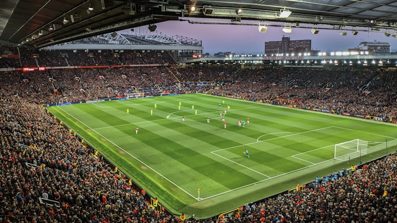 Old Trafford football stadium