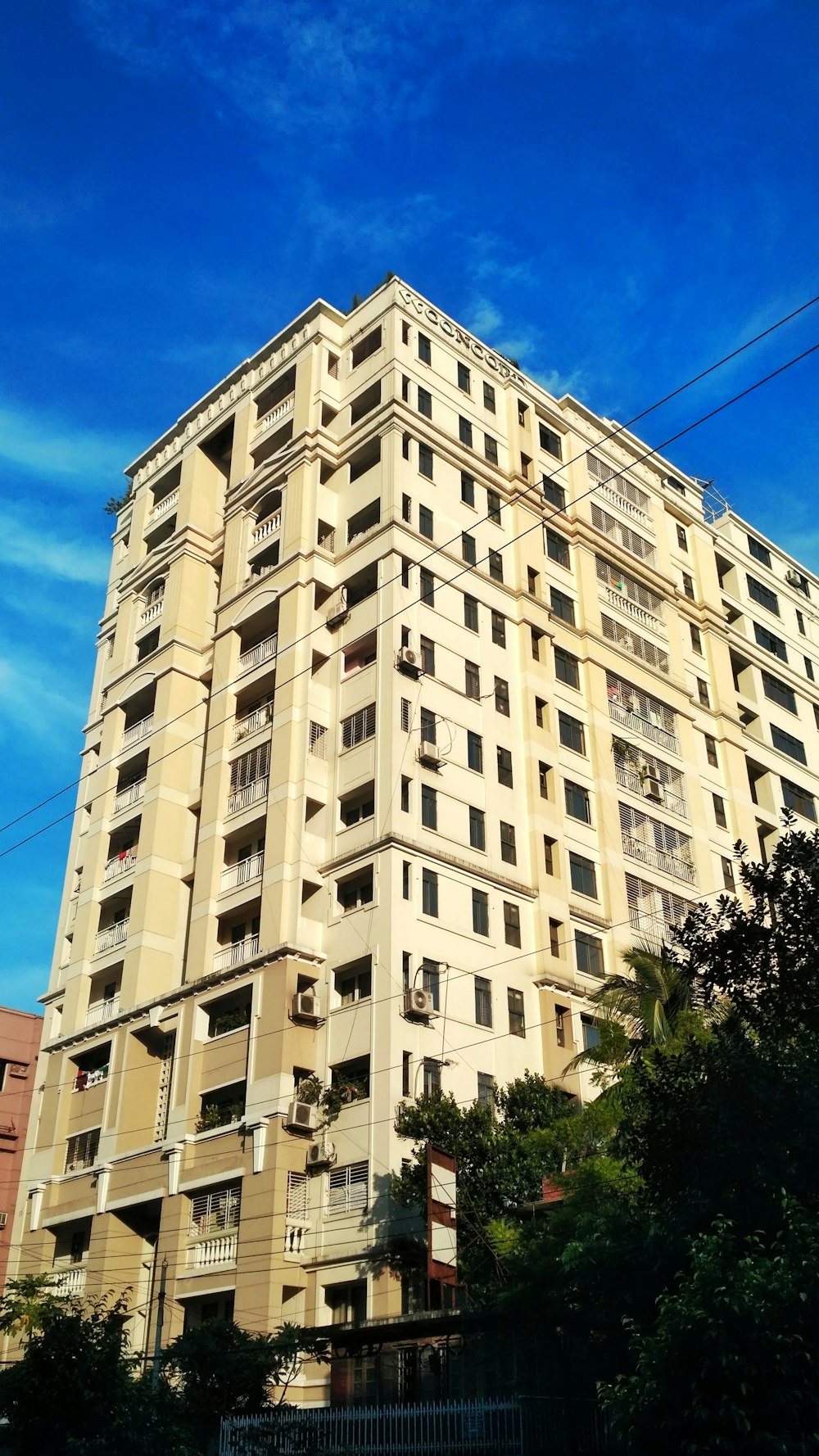 white concrete building