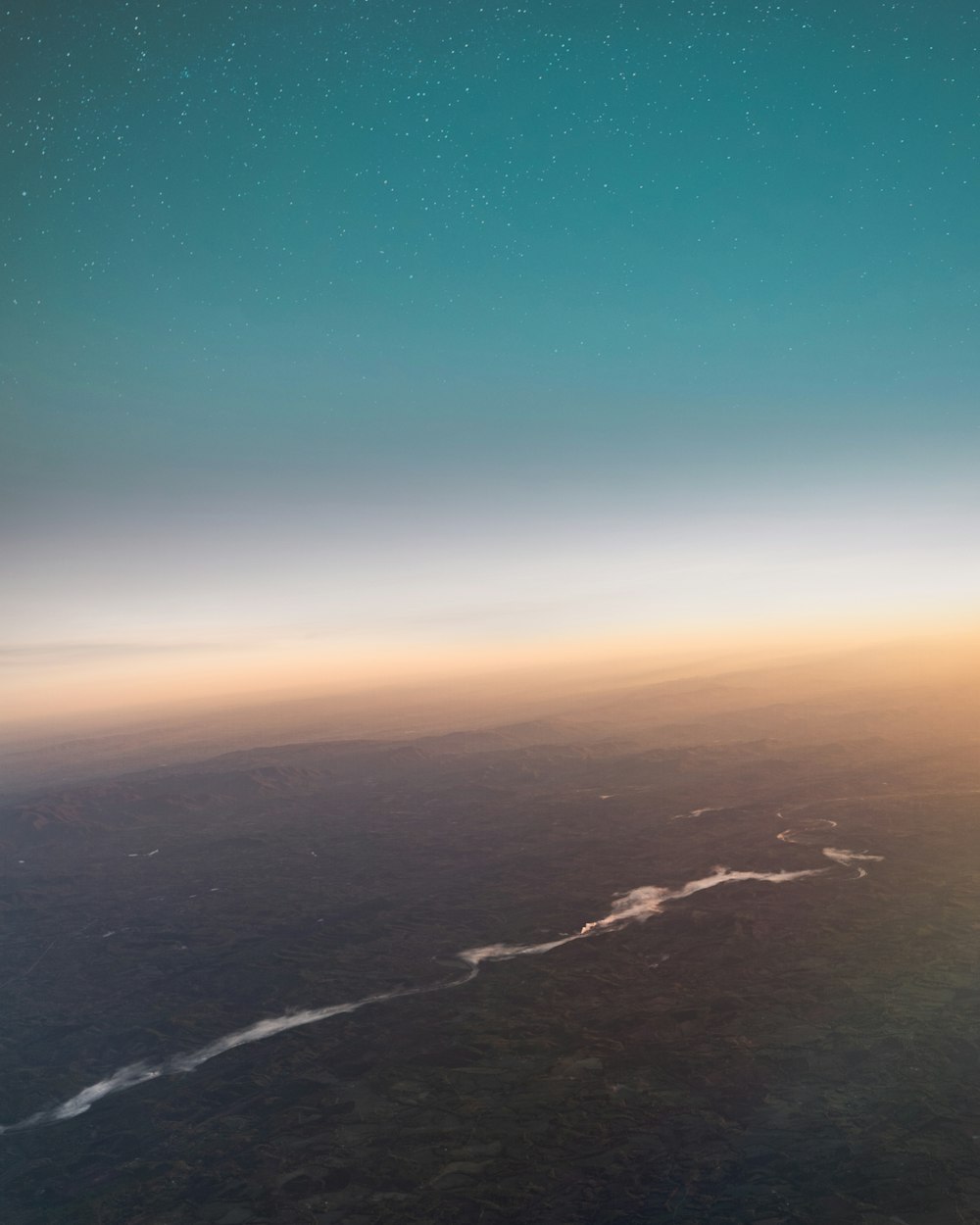 aerial forest scenery