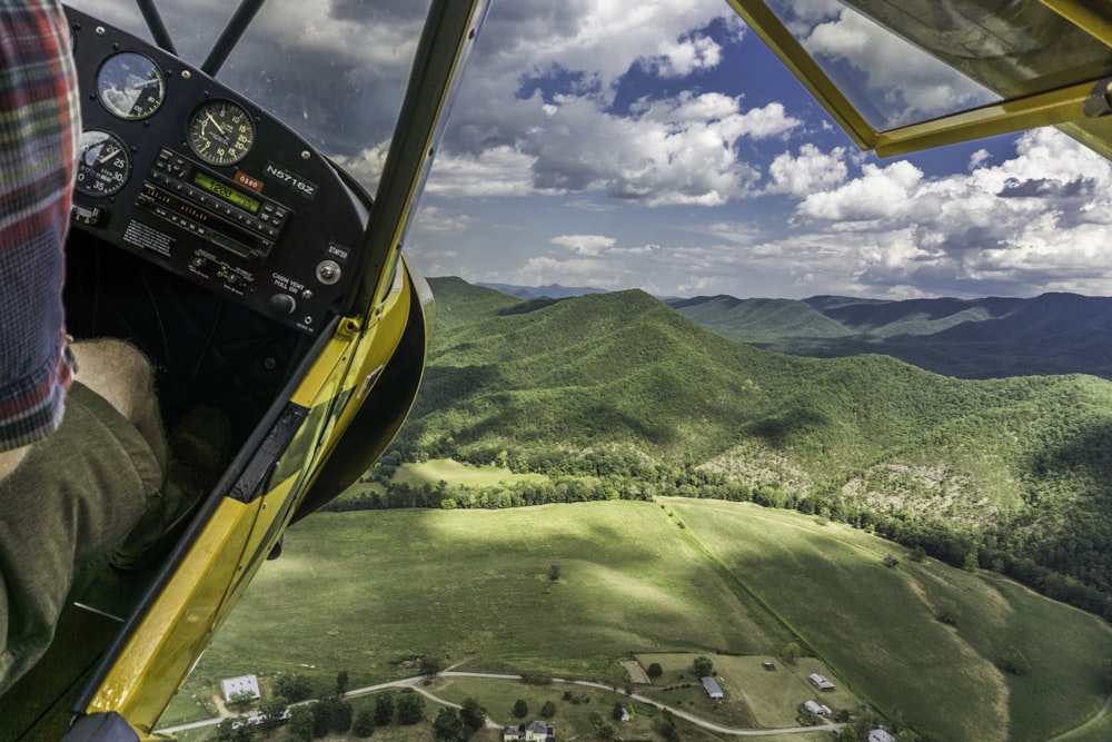 aerial view of mountains