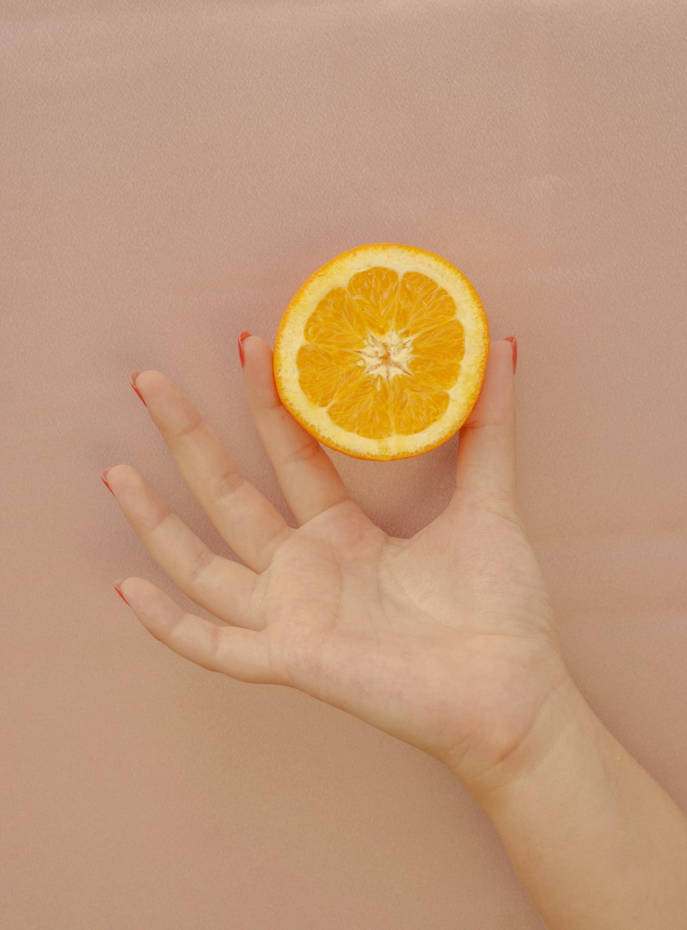 sliced orange fruit