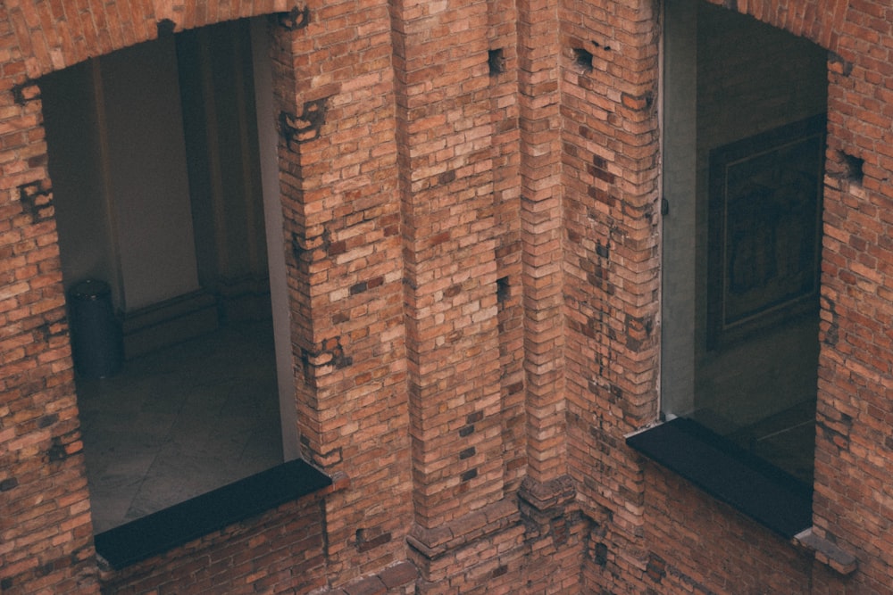 brown brick house