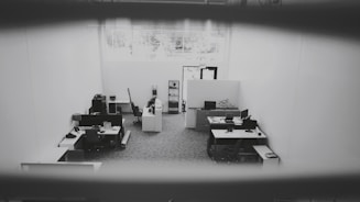 An office space being deep cleaned by professionals.
