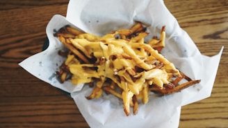 Patatas con tocino y queso al estilo americano