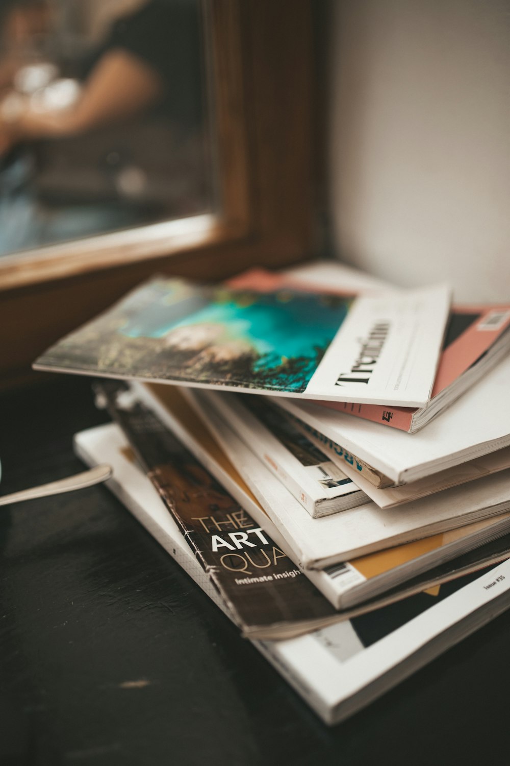 pile of assorted-title books