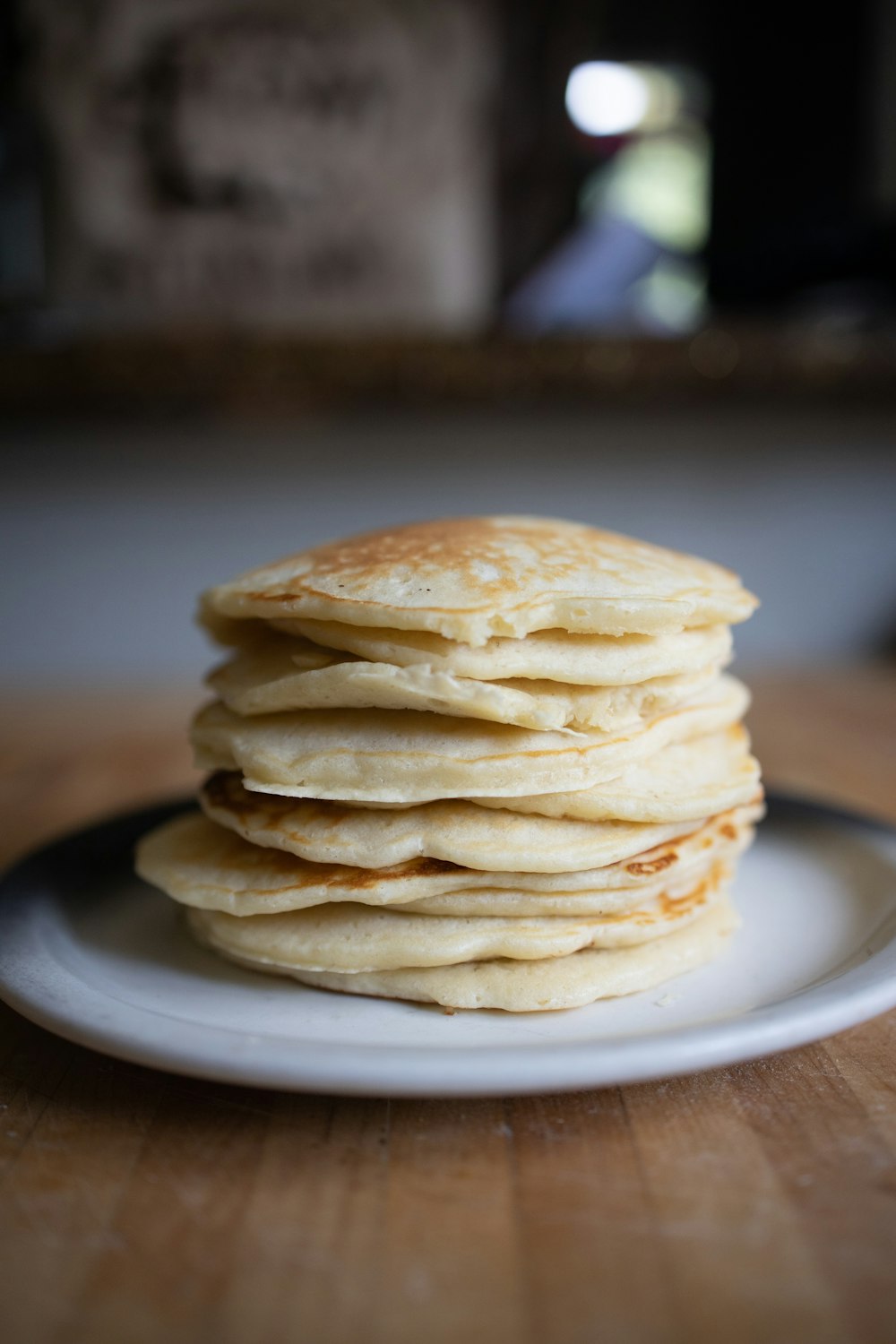 stack of pancakes on plate