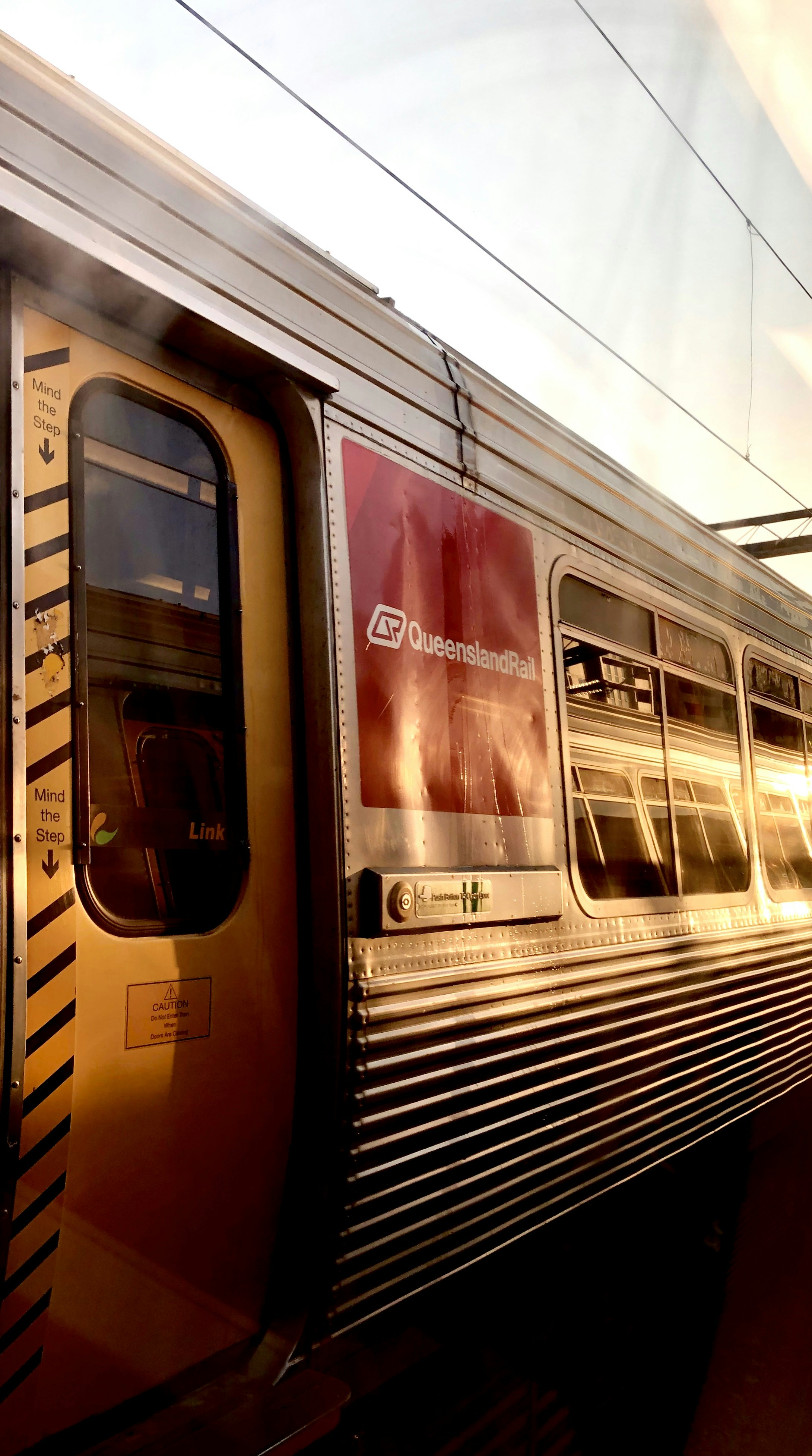 gray metal train cart