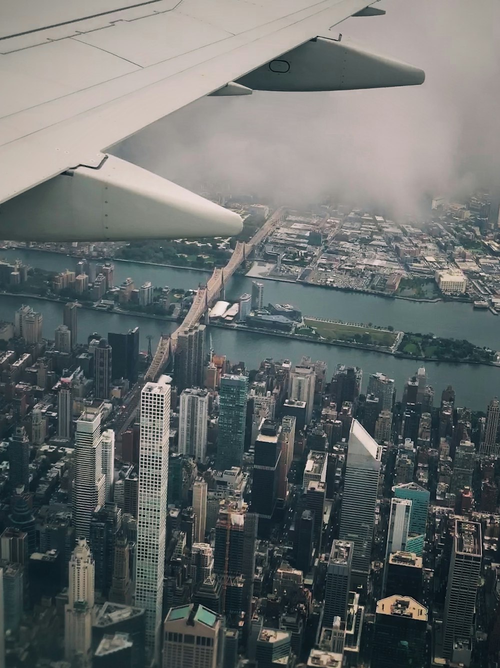 high angle photo of cityscape