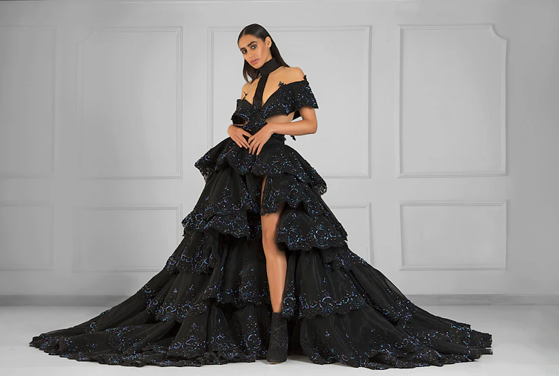 Robe Fluid Noir