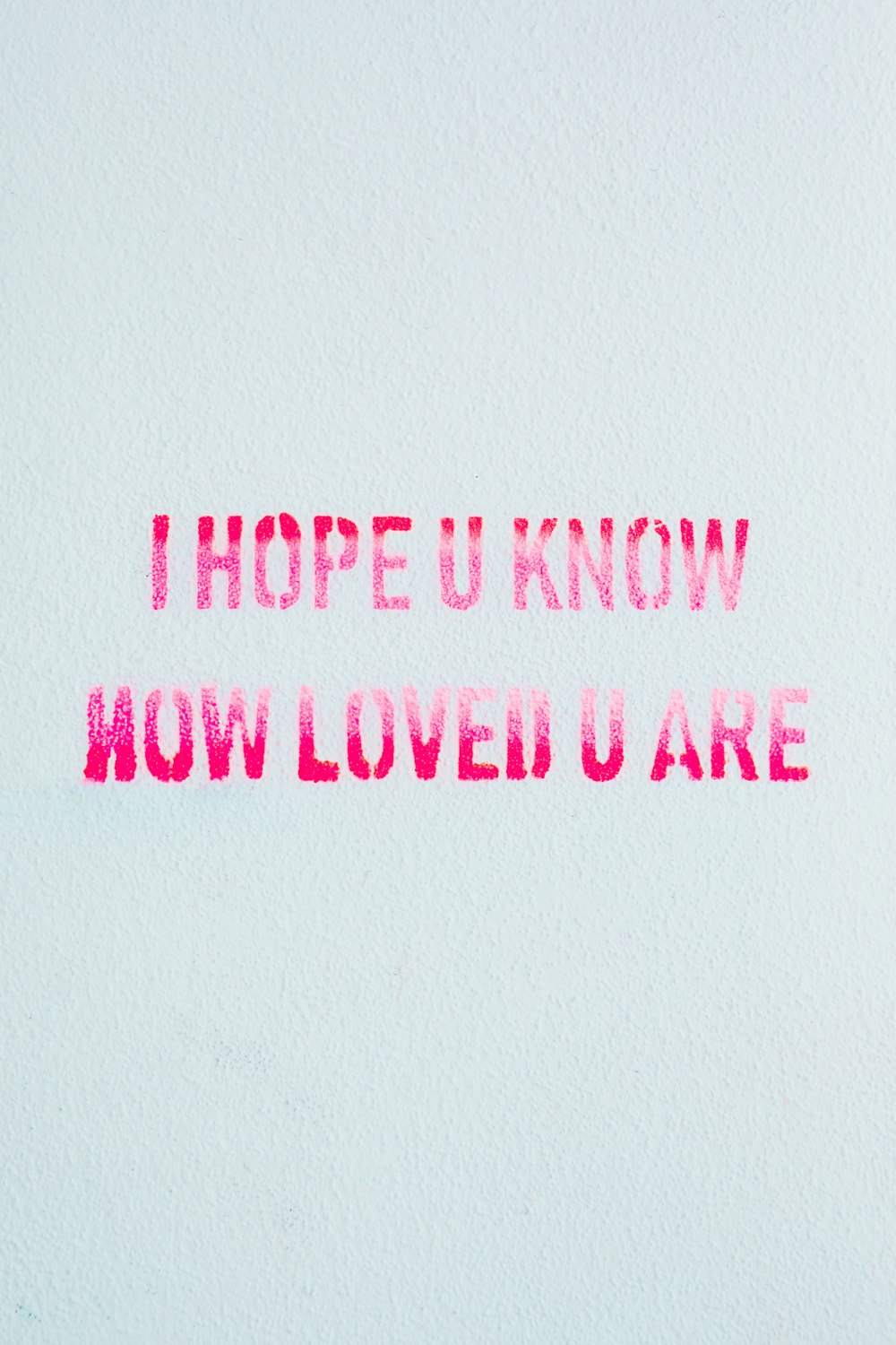 pink text