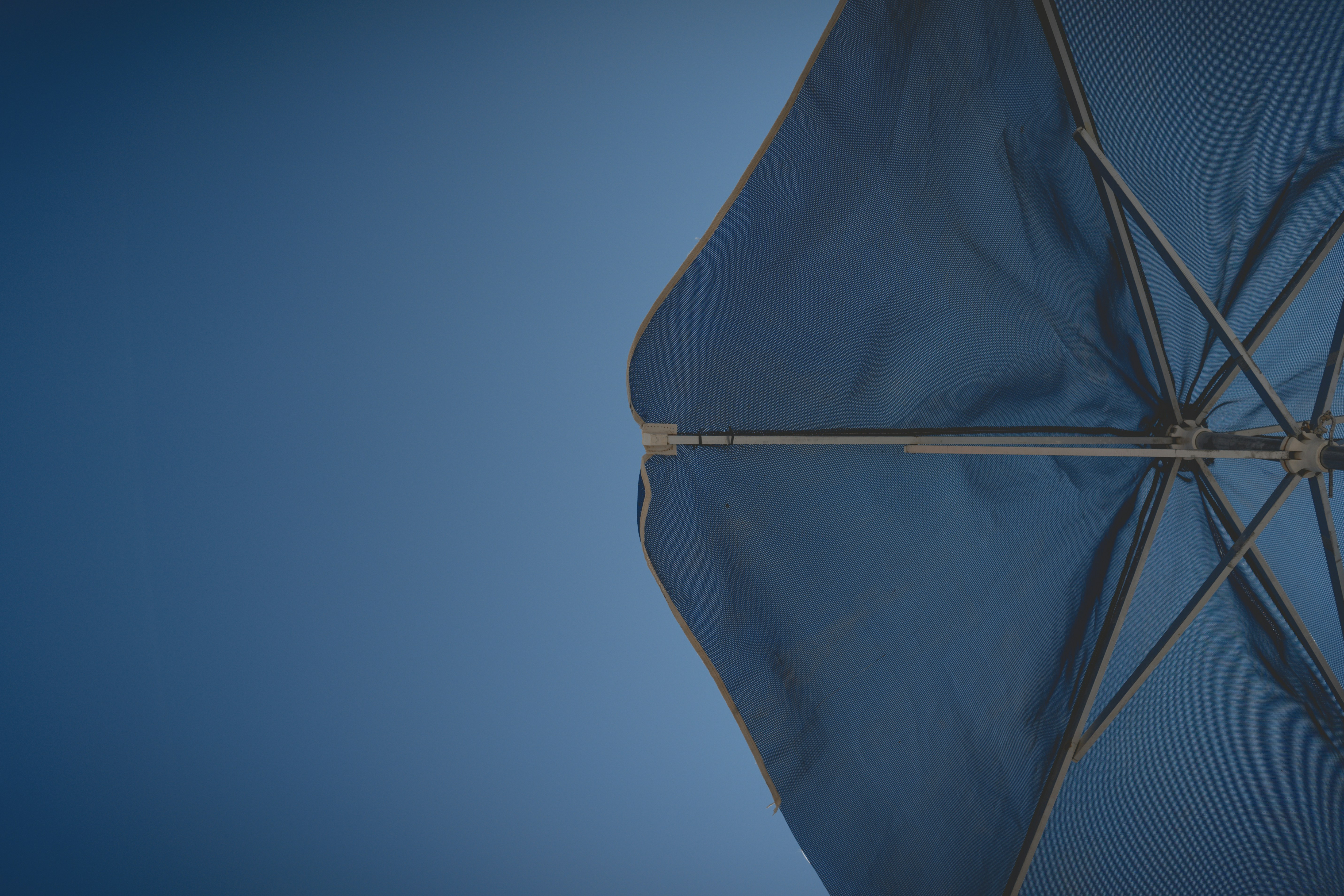 Blue Patio Umbrella Photo Free Boat Image On Unsplash