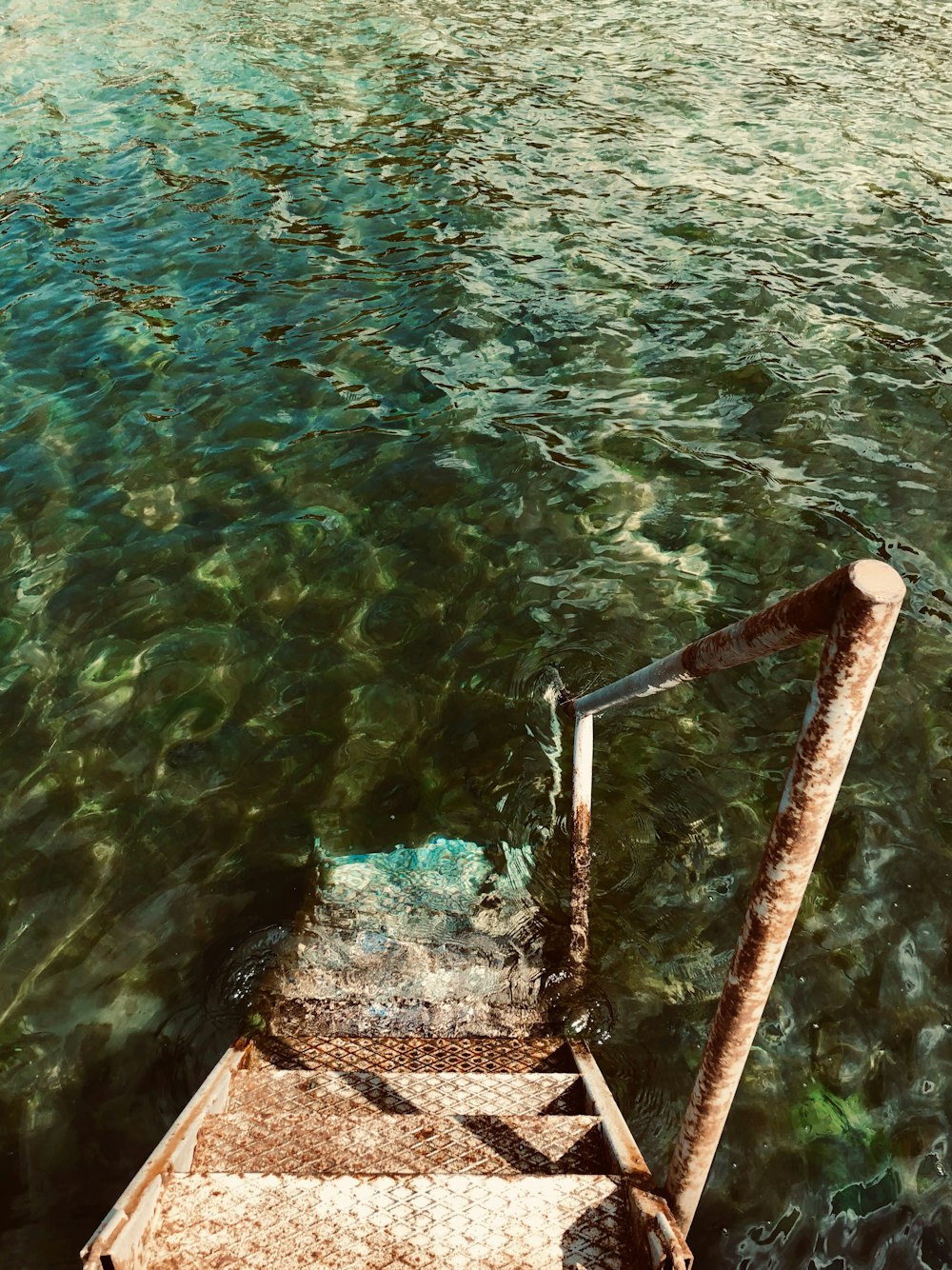stairs on water