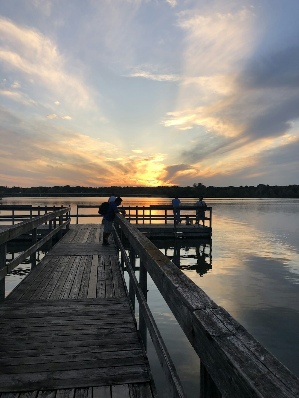 man on dock