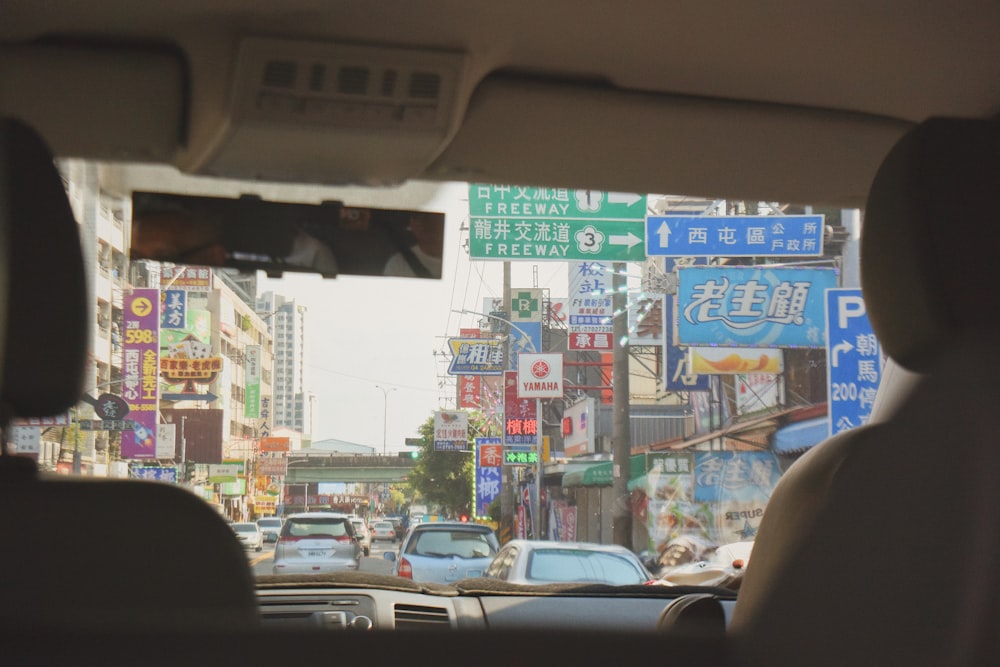 cars on road