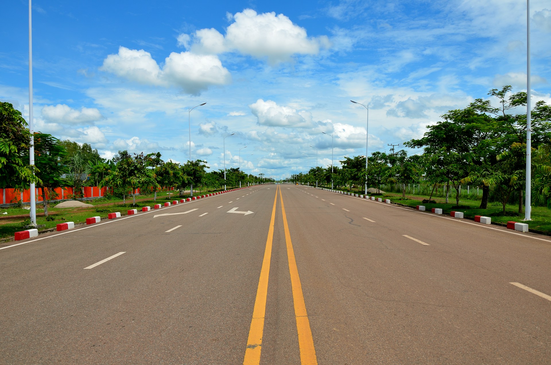 empty concrete road at daytime
