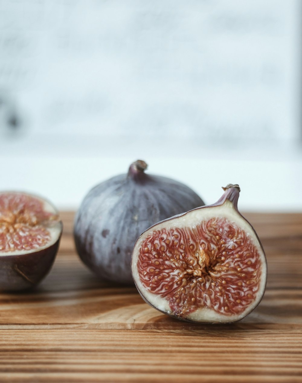 sliced red fruit