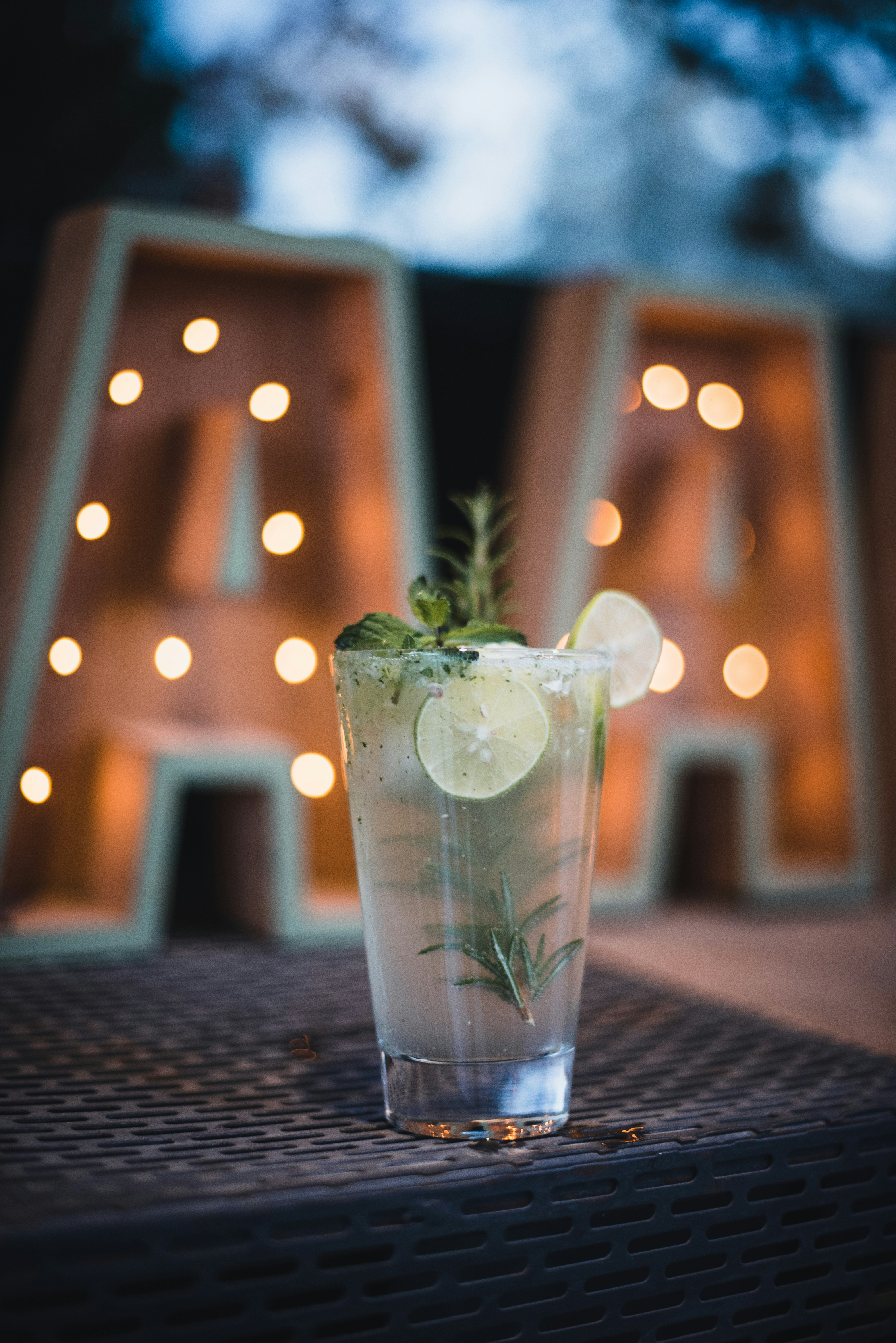 Glass Of Cocktail Drink On Patio Table Photo Free Cocktail Image