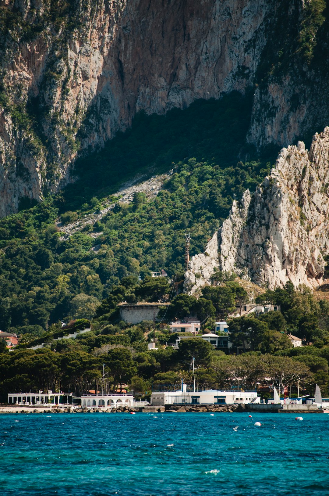 buildings facing ocean