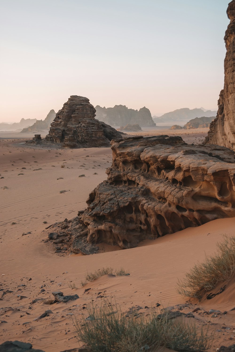 brown rock formation