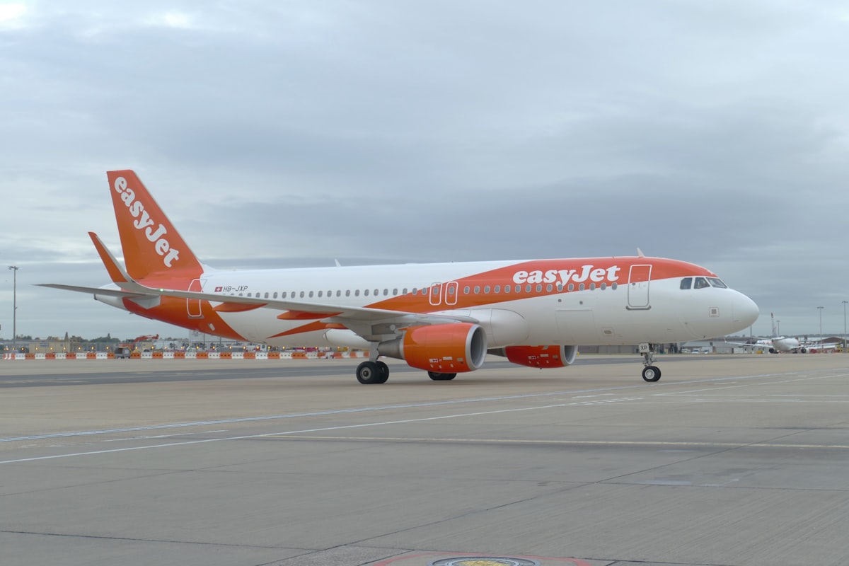 Aircraft at London Gatwick Airport, the defining landmark of Crawley Borough in West Sussex