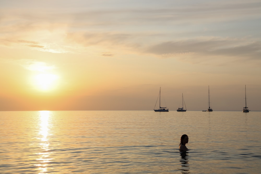 boats on seashore