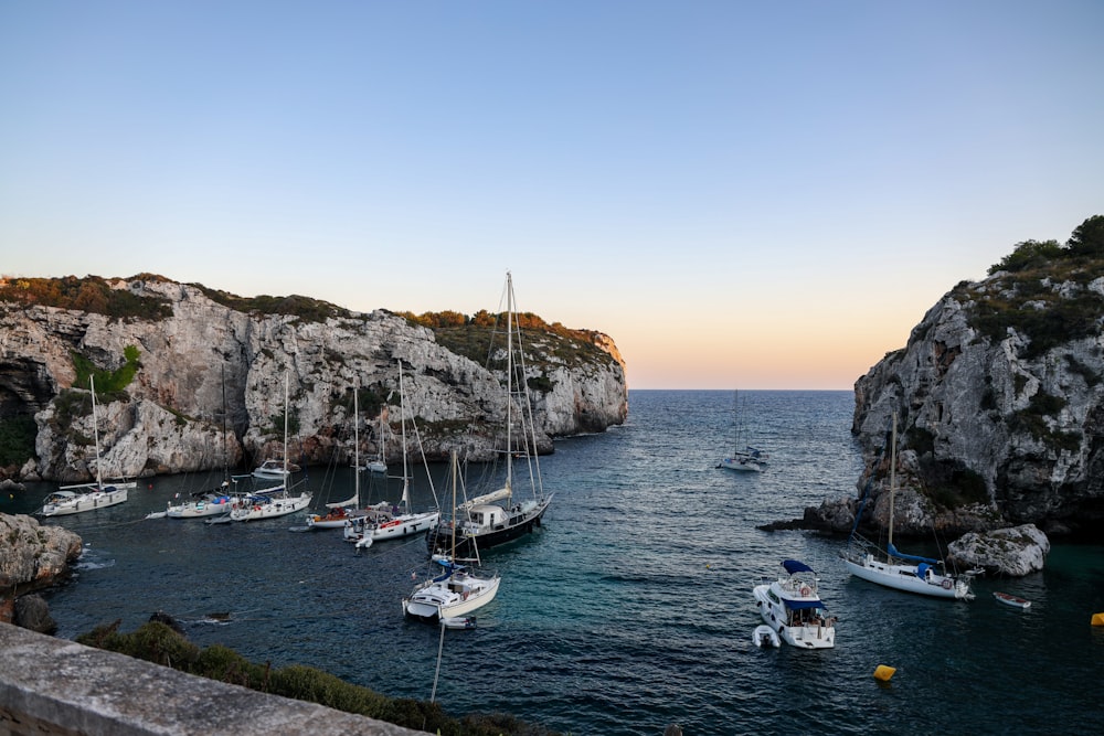 boats on body of water