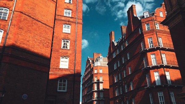 brown brick houses